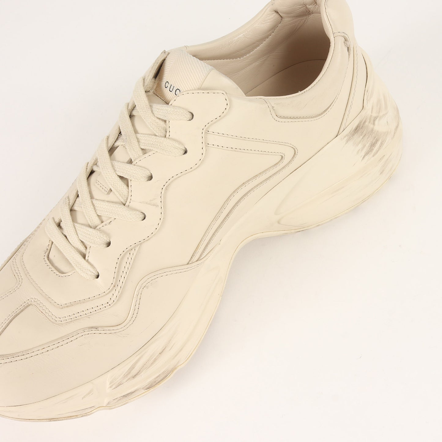 ヴィンテージ ロゴ レザー ダッド スニーカー (500877) / Rhyton