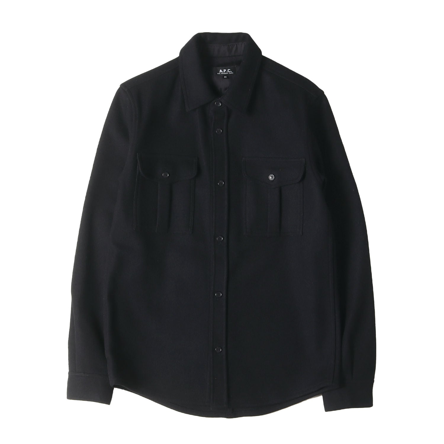 A.P.C. (アーペーセー) フラップポケット ウールナイロン モッサ CPO シャツ / 長袖 ジャケット アウター 羽織 定番 ベーシック  フレカジ フレンチ カジュアル – ブランド古着の通販・買取 | BEEGLE by Boo-Bee