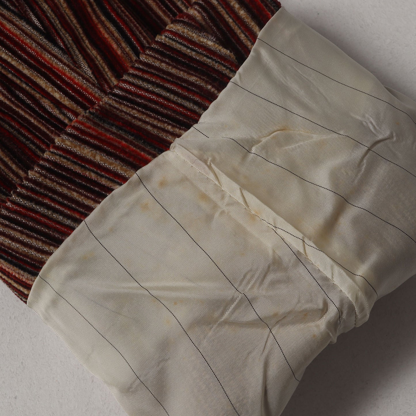 マルチストライプ ピークドラペル コーデュロイ ダブルブレスト 6B テーラード ジャケット / ビジカジ オフィカジ 中太畝 MADE IN JAPAN