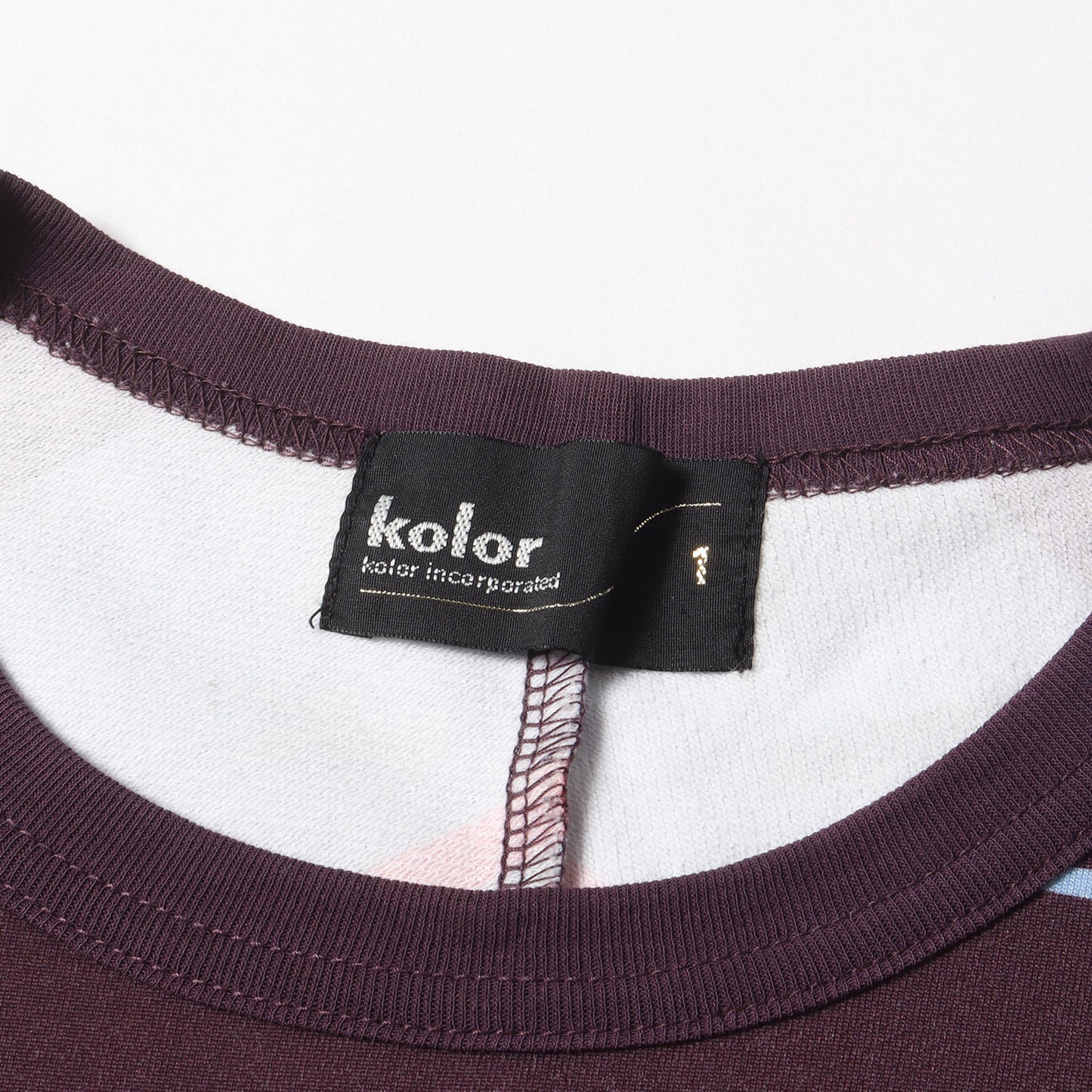 マルチボーダー 変型 切替 ポリコットン ジャージー Tシャツ (187SCM-T07205)