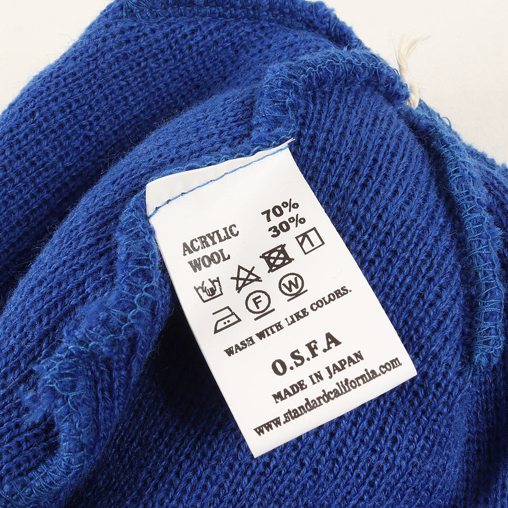 23AW ロゴ ジャガード アクリルウール ニット ワッチ キャップ (SD Logo Watch Cap) / ビーニー ニット帽 定番 ベーシック アメカジ サーフ MADE IN JAPN