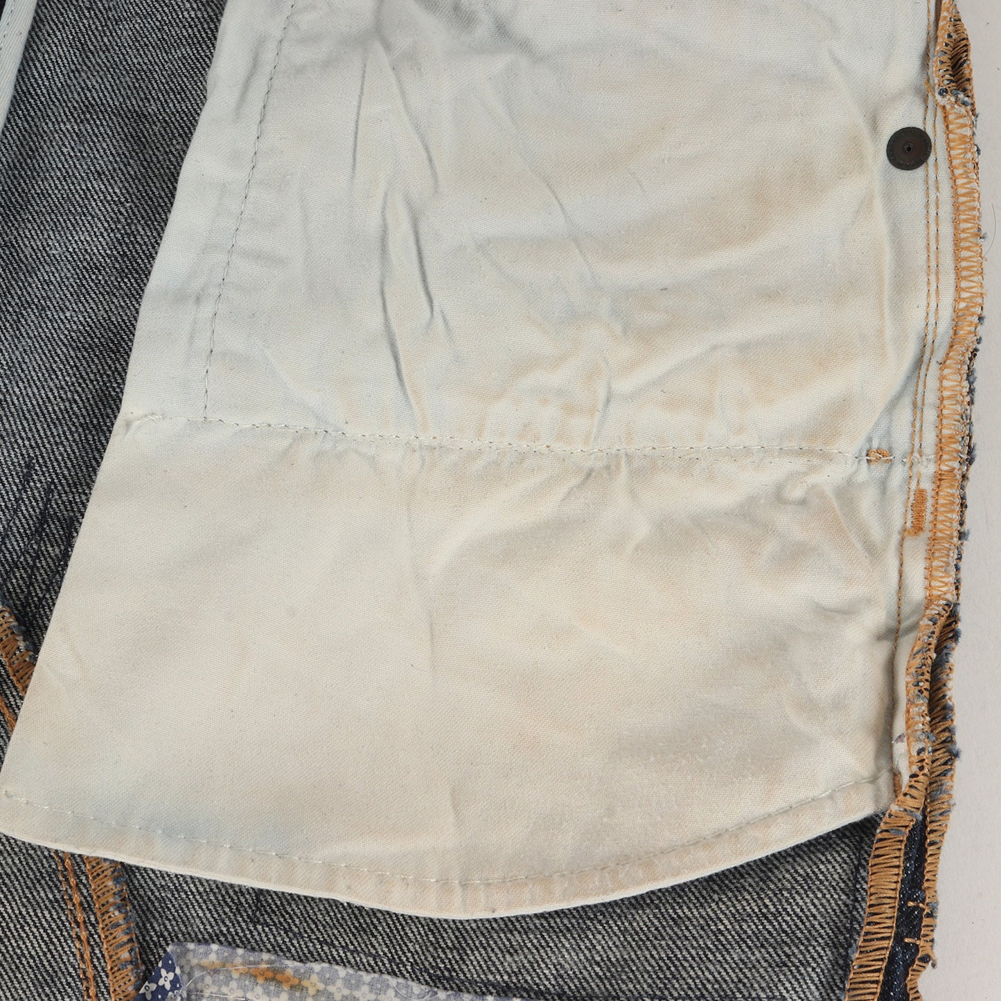 ヴィンテージ リペア加工 バイカー デニムパンツ (Tidy Biker Jean S71LA0814) / ジーンズ テイディ