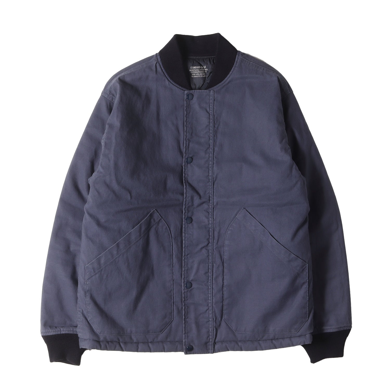 STANDARD CALIFORNIA (スタンダードカリフォルニア) 21AW リバーシブル バック ロゴ コードレーン キルト リップストップ デッキ  ジャケット (SD REVERSIBLE DECK JACKET) / ミリタリー ブルゾン アウター 羽織 定番 ベーシック アメカジ ワーク  ラギッド – ブランド古着 ...