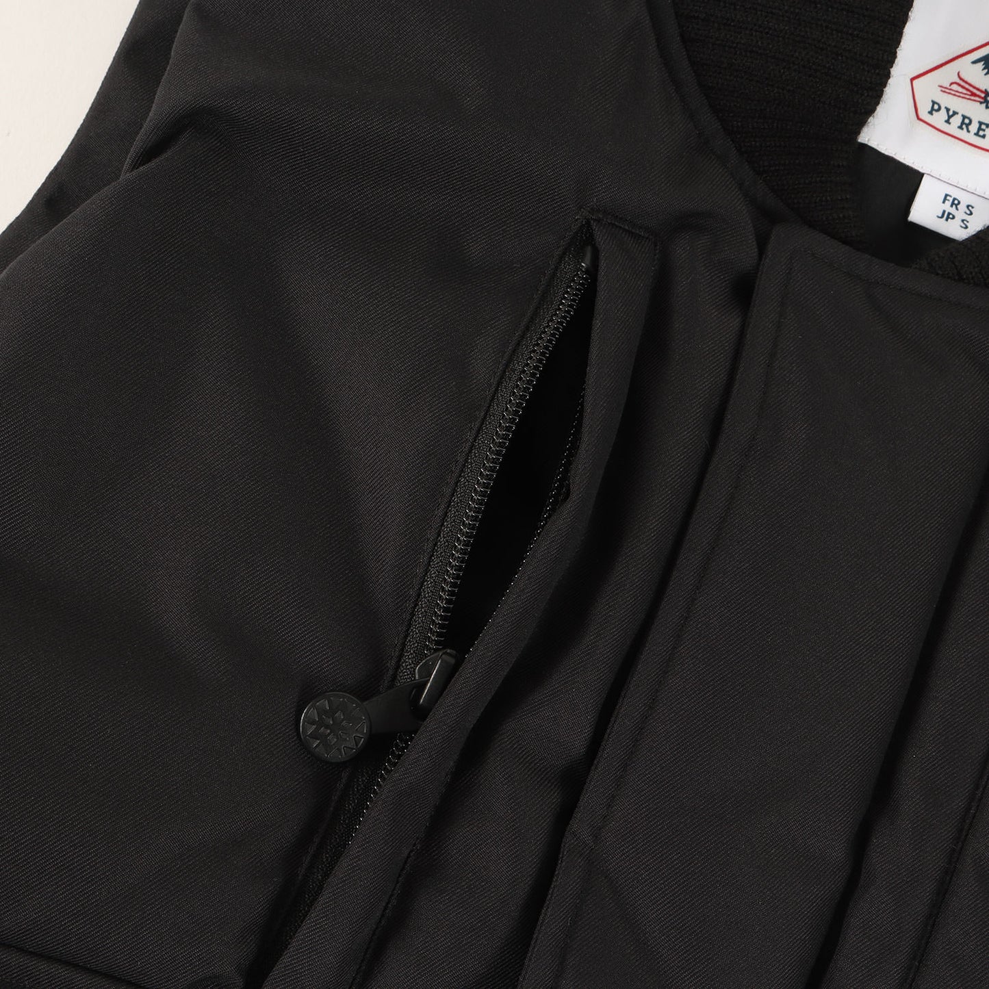 22AW ポリエステルギャバジン ダウンベスト (KLEMENS HMQ047) / ノースリーブ ジャケット スリーブレス ブルゾン アウター 羽織 定番 ベーシック