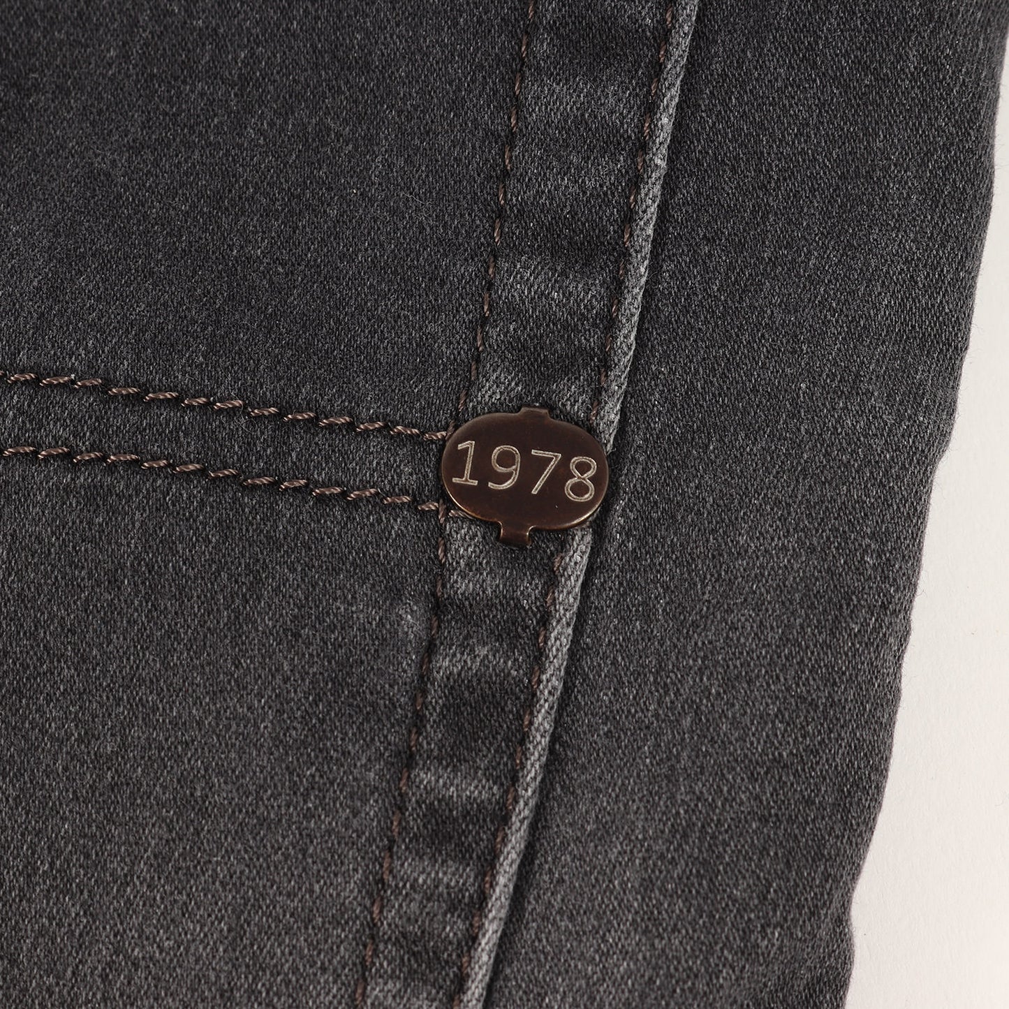 クラッシュリペア加工 ストレッチ スウェット デニム テーパード イージー パンツ (NARROT-NE) / ドローストリング