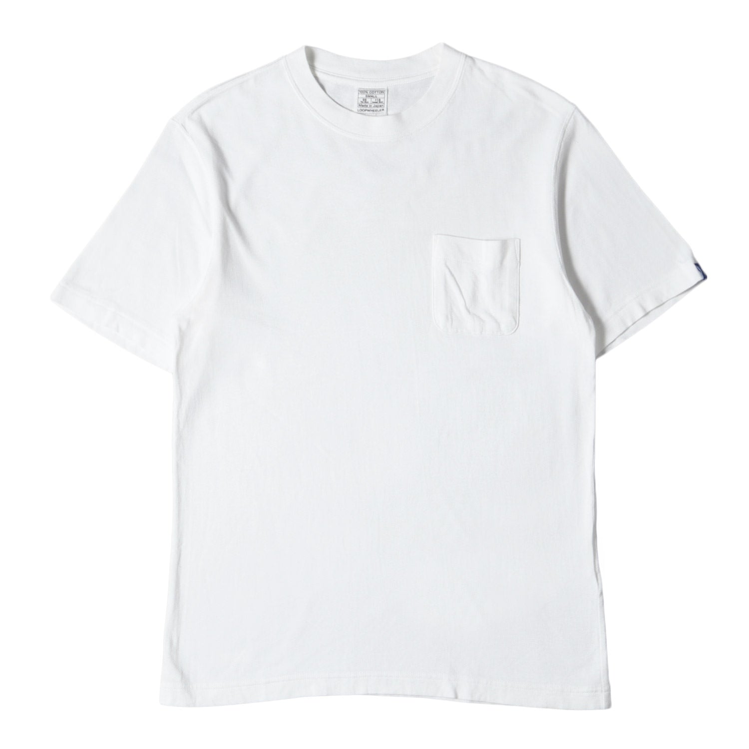 LOOPWHEELER (ループウィラー) バック ロゴ ポケット Tシャツ 