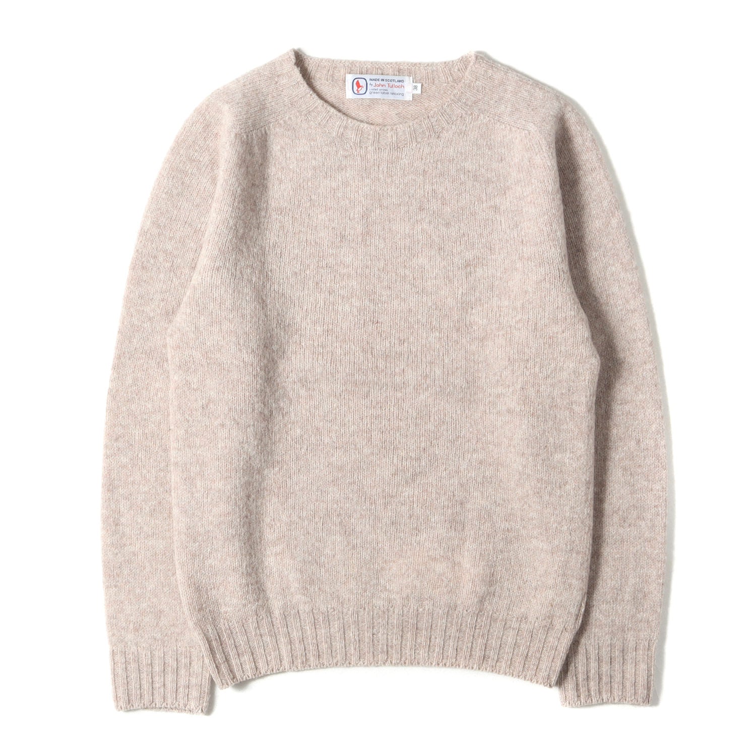 UNITED ARROWS (ユナイテッドアローズ) × JOHN TULLOCH 別注 メランジ シャギー ウール ニット (Shaggy Dog  Wool Crewneck Sweater 3213-399-0175) / セーター プルオーバー 定番 ベーシック MADE IN  SCOTLAND Green Label Relaxing – ブランド古着の通販・買取 | BEEGLE