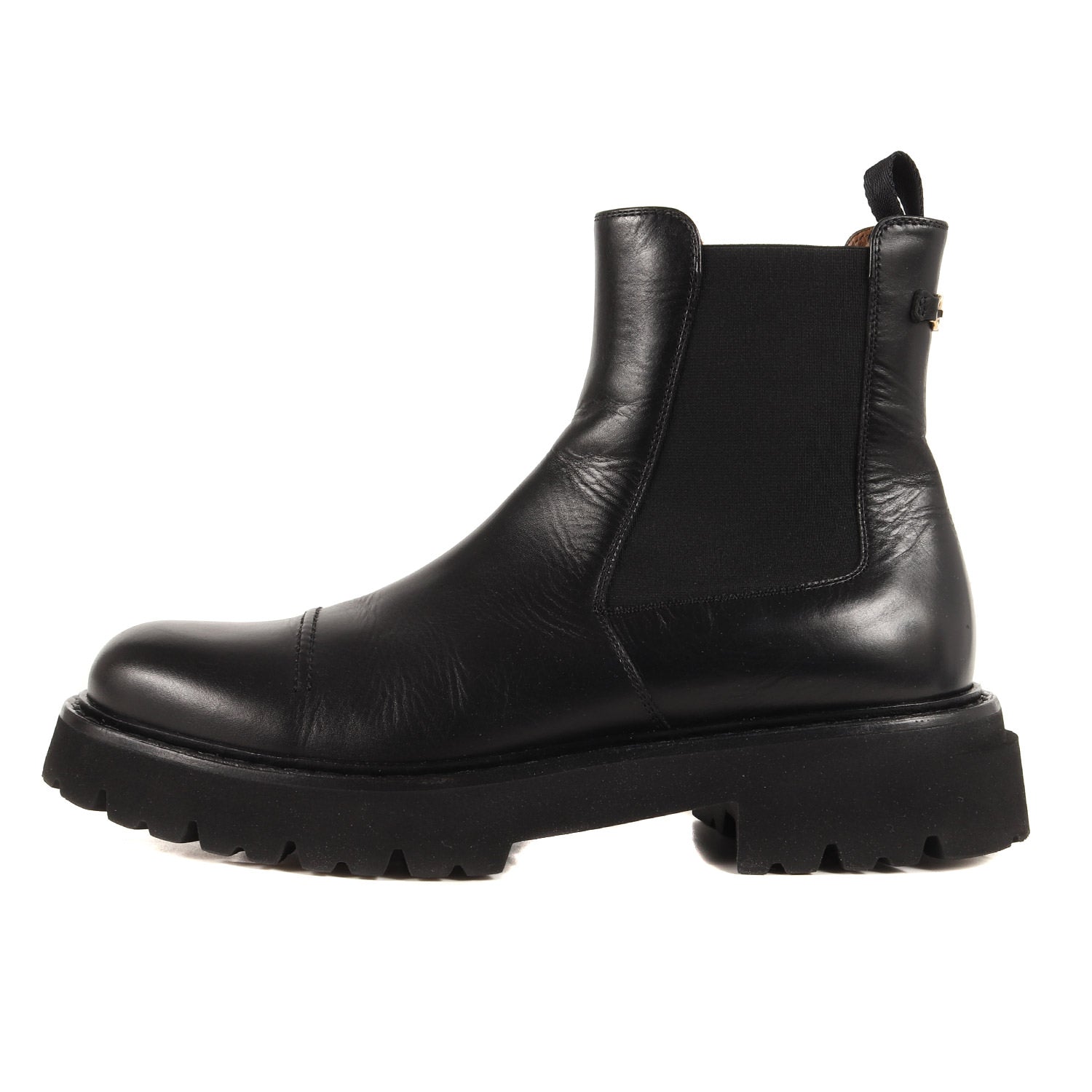 Salvatore Ferragamo (サルヴァトーレ フェラガモ) George 2 Chelsea Leather Boots  (0758197) / ラグソール サイドゴア レザー チェルシーブーツ – ブランド古着の通販・買取 | BEEGLE by Boo-Bee