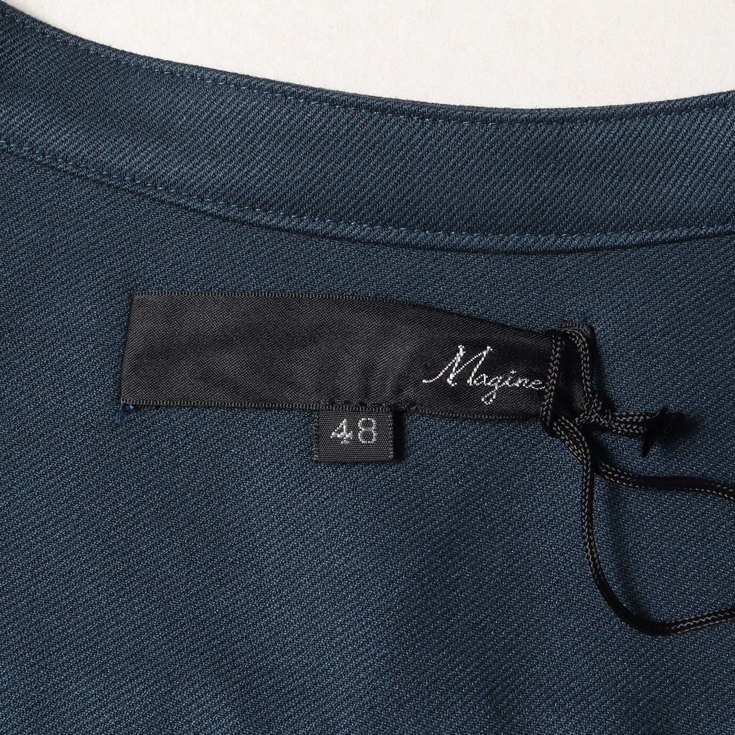 22AW バンドカラー ストレッチ ポリレーヨン ツイル スキッパー シャツ (STRETCH BAND COLLAR SKIPPER SHIRTS MGN-222-002-G) / 長袖