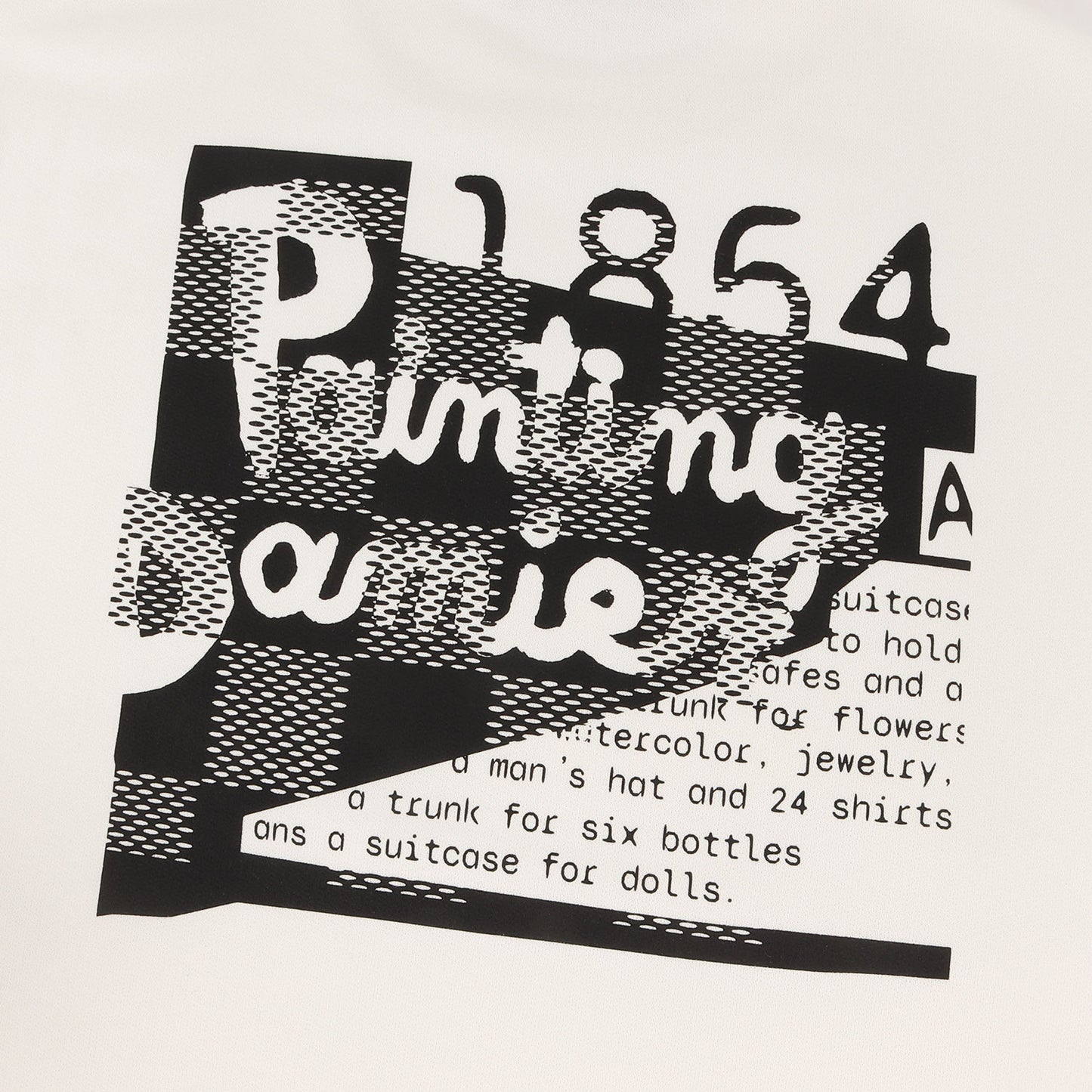 24SS グラフィック シグネチャー ロゴ 刺繍 スウェット シャツ (RM241M IHN HQY23W) / ダミエ トレーナー プルオーバー 裏起毛