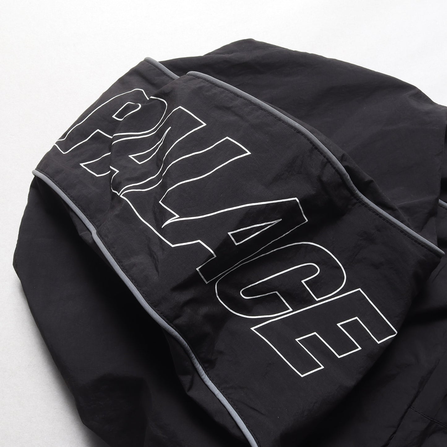23SS フォント ジップ シェル ジャケット (FONT ZIP SHELL JACKET) / ダブルジップ ブルゾン