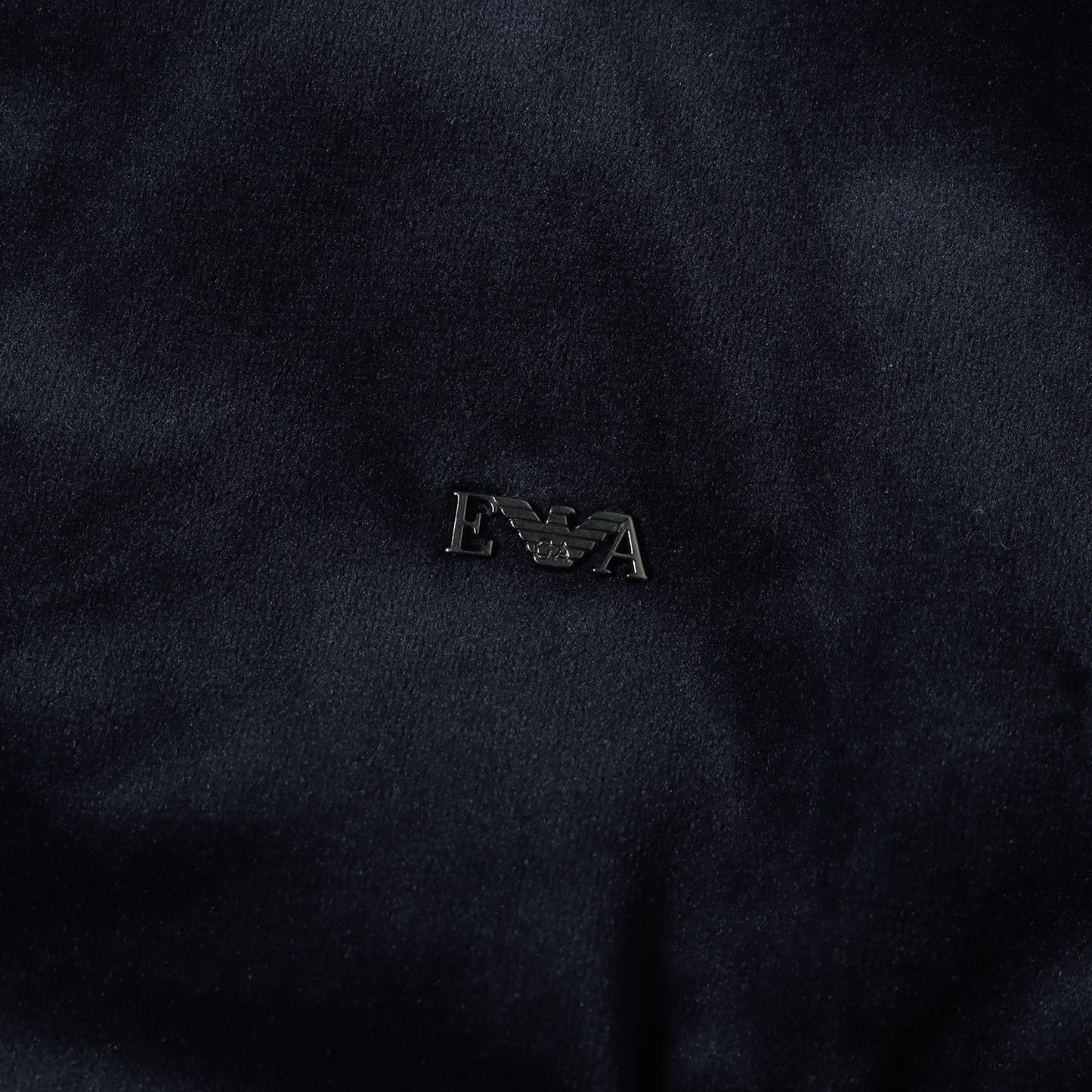 ワンポイント イーグルアイコン ベロア パテッド ベスト / ノースリーブ スリーブレス アウター ブルゾン ジャケット 羽織 中わた ラグカジ ラグジュアリー カジュアル イタカジ