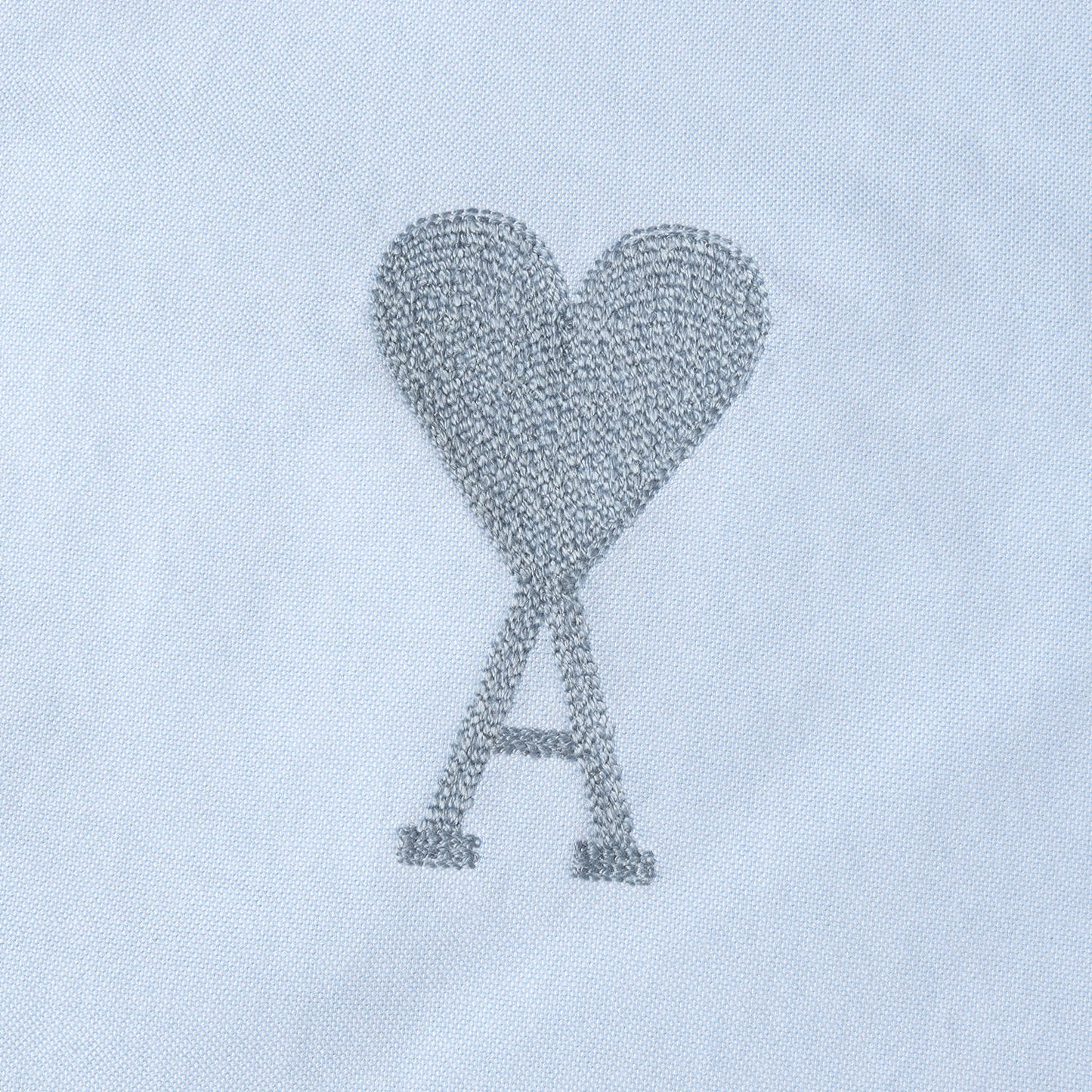 ハートAロゴ 刺繍 オックスフォード ボタンダウン 半袖 シャツ (USH201.CO0031) / OX B.D オーバー サイズ ビッグ シルエット 定番 ベーシック