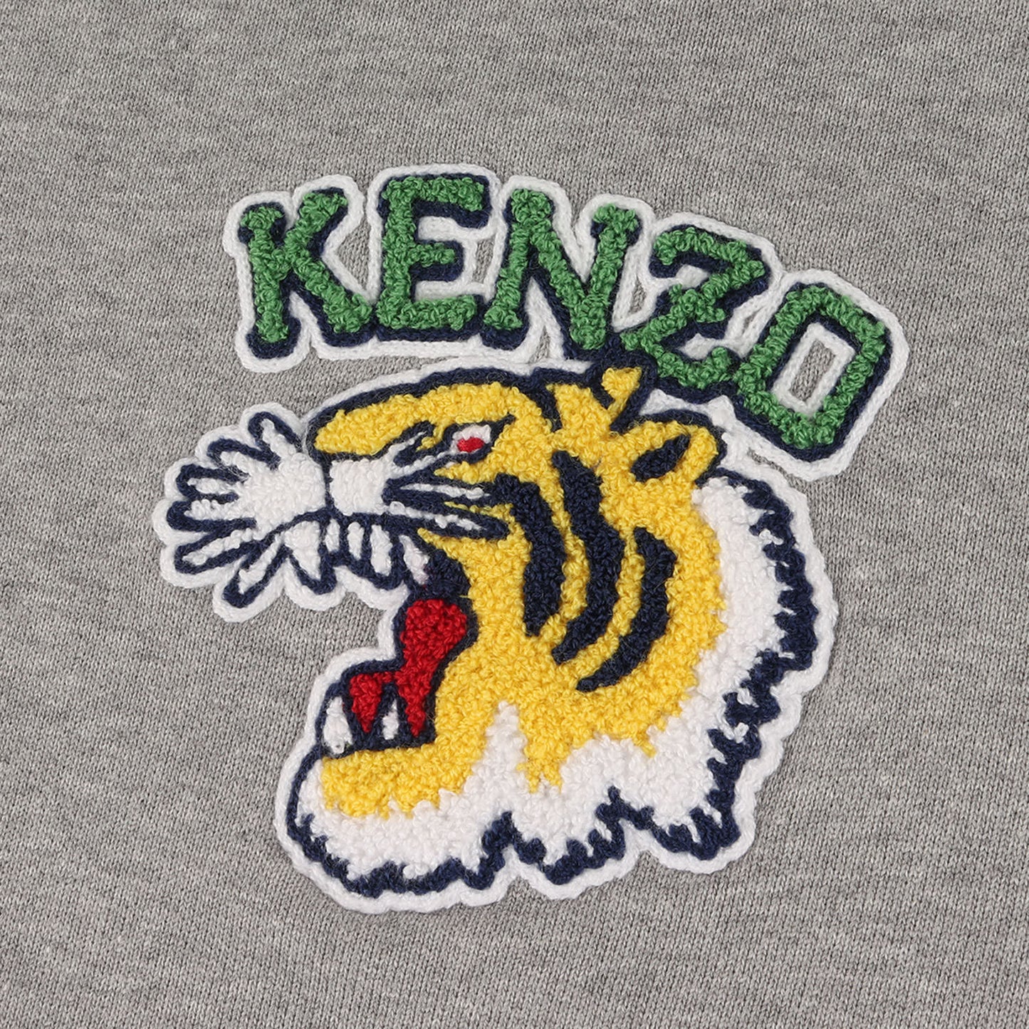 22SS タイガー ロゴ サガラワッペン スウェット (UNIVERSITY TIGER CREW SWEAT FC65SW044CMJ) / NIGO 裏起毛 トレーナー プルオーバー 定番 ベーシック ラグカジ ラグジュアリー ハイエンド カジュアル アメカジ