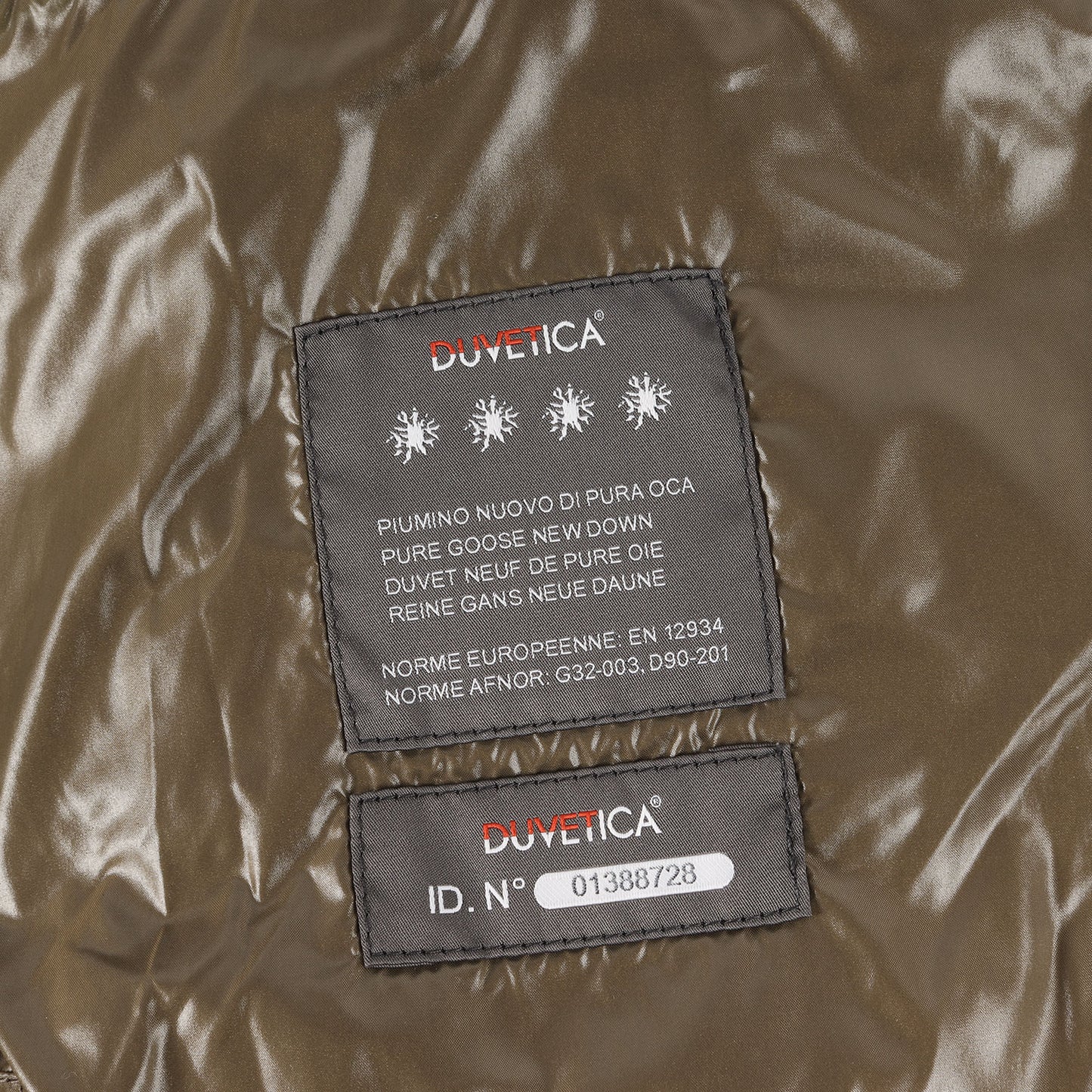 フード付き シャイニー ナイロン フルジップ ダウンジャケット(DIONISIO) / 現行タグ ブルゾン