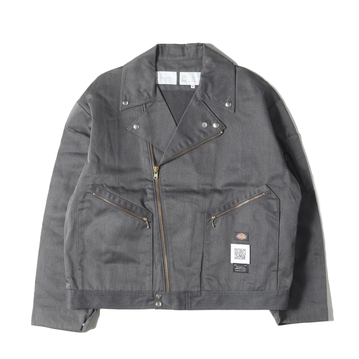 フミトガンリュウ×ディッキーズ　ダブルライダース FUMITO GANRYU（フミト ガンリュウ）Dickies ライダース