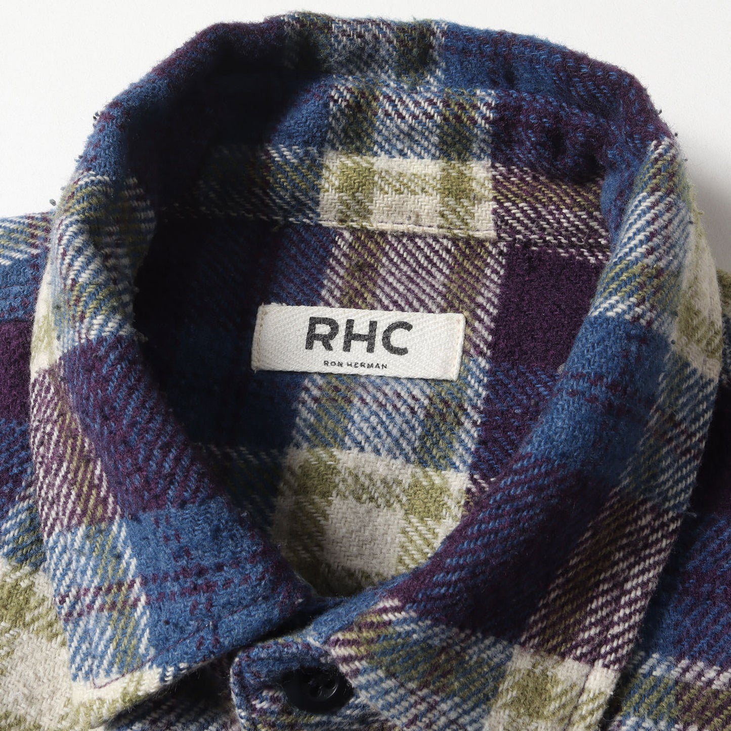 チェック コットンポリ ヘビー フランネル シャツ / 長袖 ネルシャツ アメカジ サーフ RHC