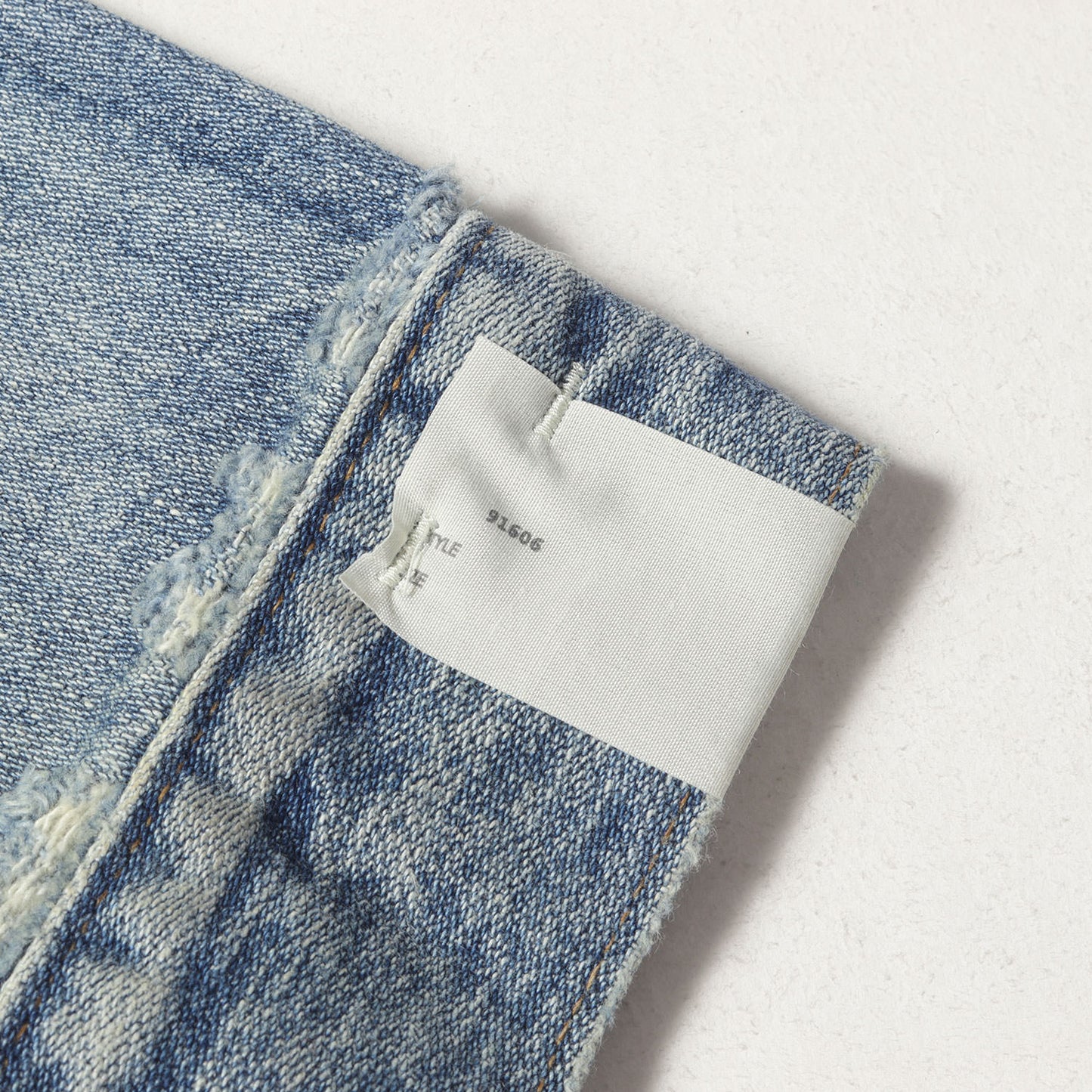 24SS × Wrangler ヴィンテージ加工 デニム トラッカー ジャケット (DENIM JACKET 6241-WR01-020 pieces) / 126MJ Gジャン ブルゾン アウター 羽織 定番 ベーシック アメカジ ドメブラ