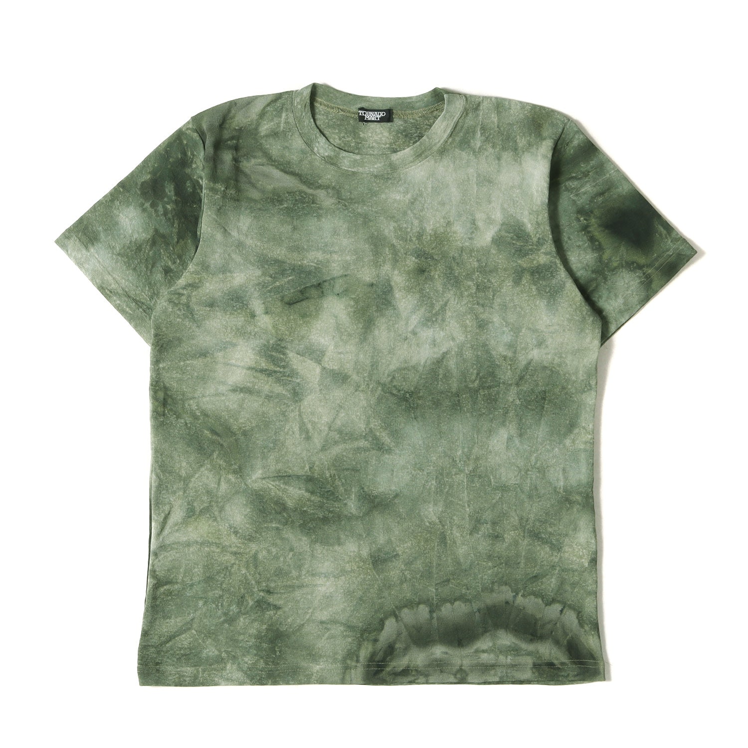 TORNADO MART (トルネードマート) 00s ムラ染め ポリ メッシュ Tシャツ 