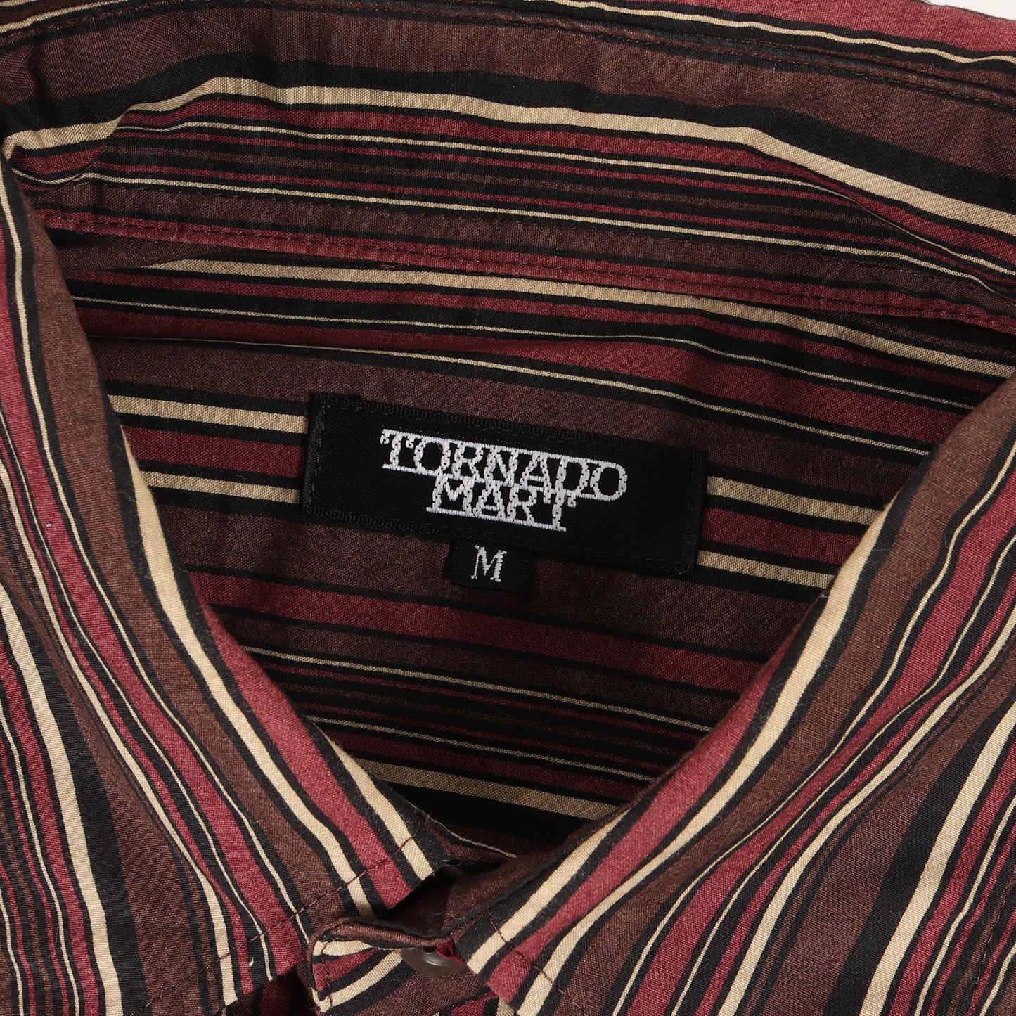 ストライプ コットン ドレスシャツ / 長袖 Y2K アーカイブ