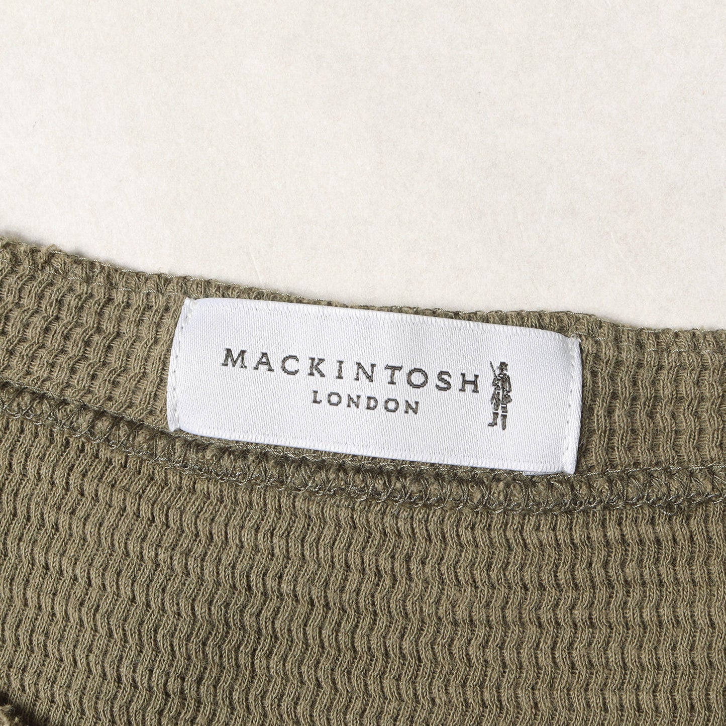 ワッフル コットン ニット ハーフスリーブ カットソー / 半袖 Tシャツ