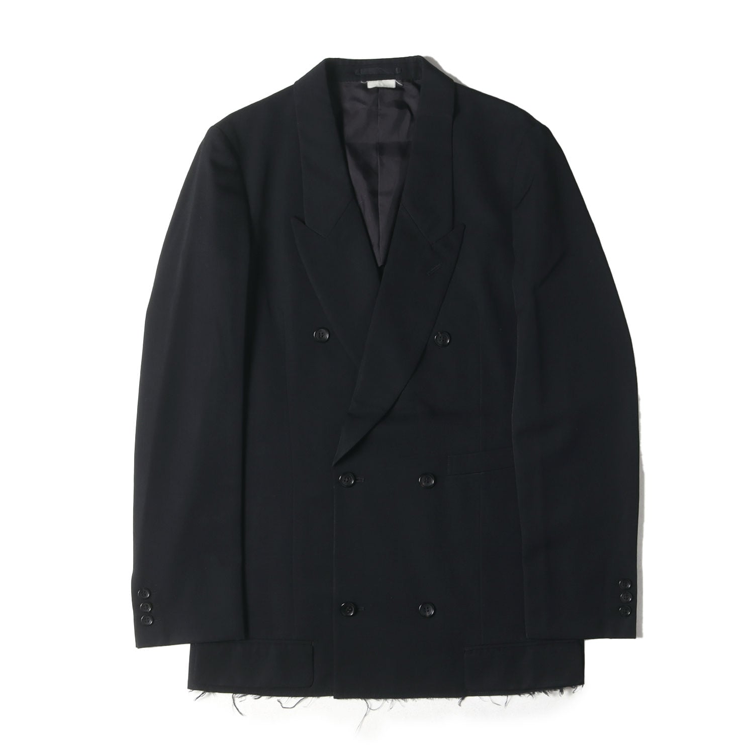 COMME des GARCONS HOMME PLUS (コムデギャルソン オムプリュス) 19AW ウールギャバ ダブル テーラード ジャケット  (PD-J008) / ゴス期 - ブランド古着の通販・買取 | BEEGLE by Boo-Bee