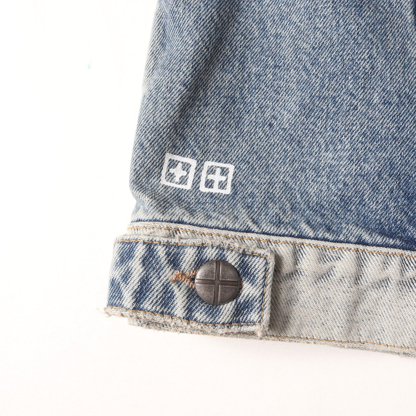 ヴィンテージ加工 スリーブ 切替 デニム トラッカー ジャケット (Classic Jinx Remix Jacket 5000004919) / Gジャン ブルゾン