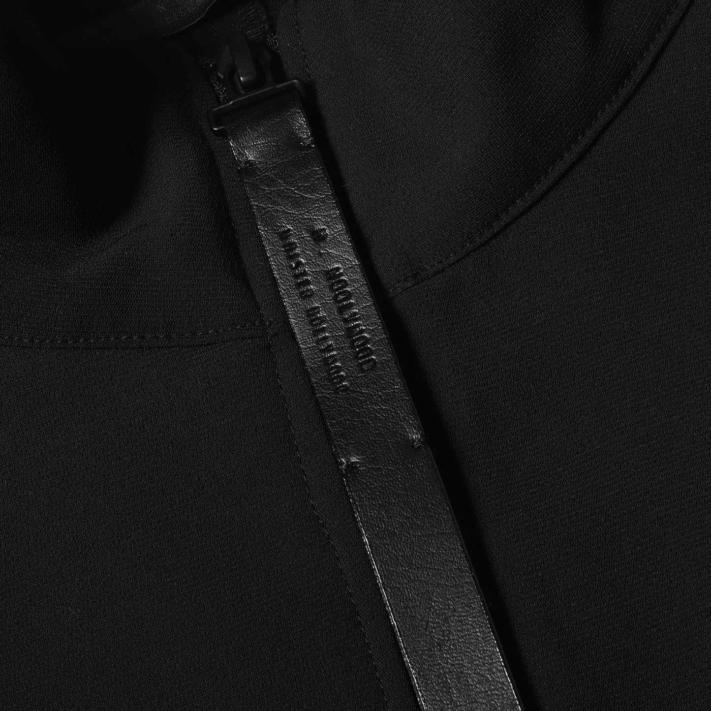 24SS ハイネック ポリジャージー ダブルジップ トラック ジャケット (BLOUSON 2243-BL01-016 peg) / アウター 羽織 定番 ベーシック デザイナーズ ドメブラ COMPILE LINE