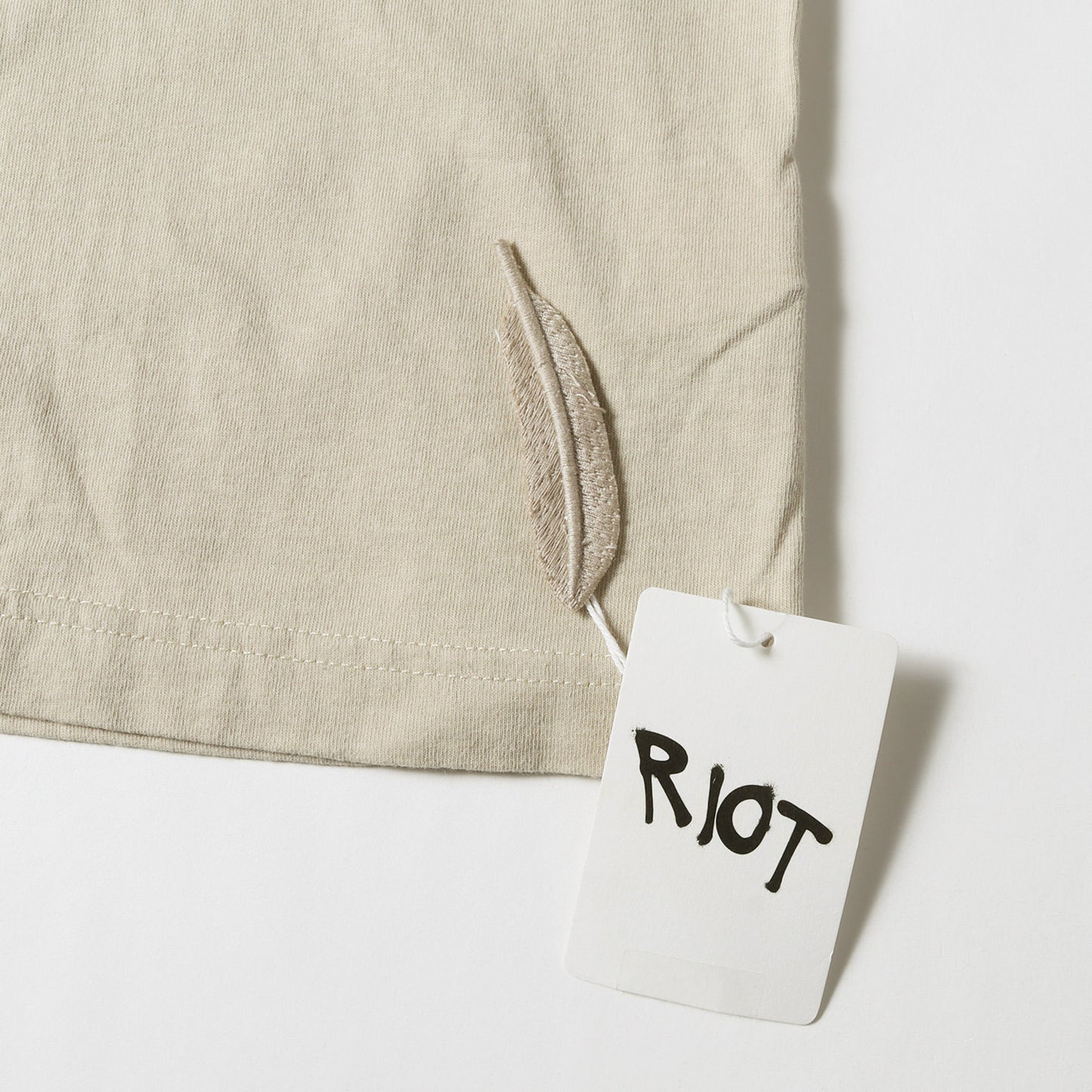 21AW フロントロゴ バインダーネック Tシャツ (TAGGING TEE RF21FW-TEE-U06) / RIOT