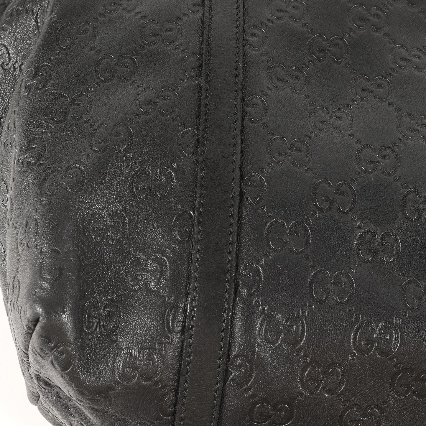 GG エンボス レザー トートバッグ (197953) / 大容量 A4 旅行 カバン