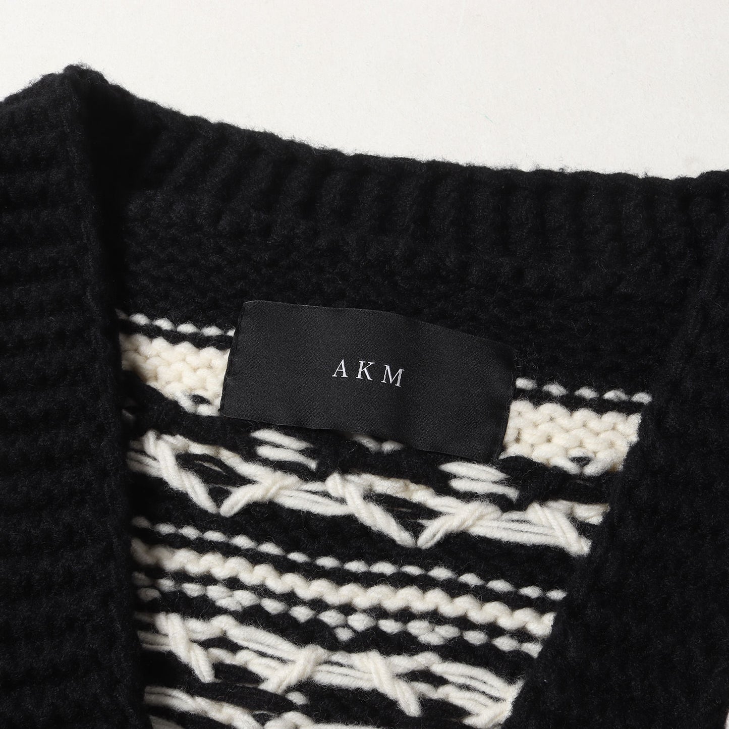 22AW ノーカラー カウチン ニット カーディガン (CHIDORI BALOON NO COLLAR COWICHAN CARDIGAN K219 WAC007)
