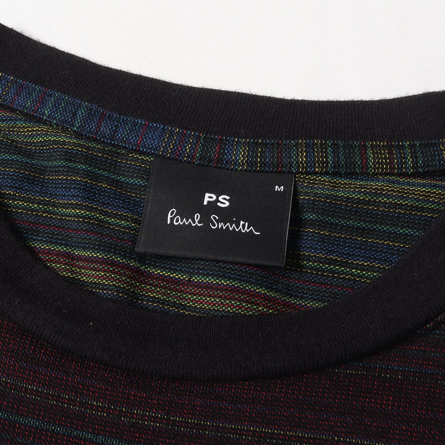 グラデーション マルチボーダー リンガーネック ポケット Tシャツ (282508 056S) / キレカジ カジュアル PS