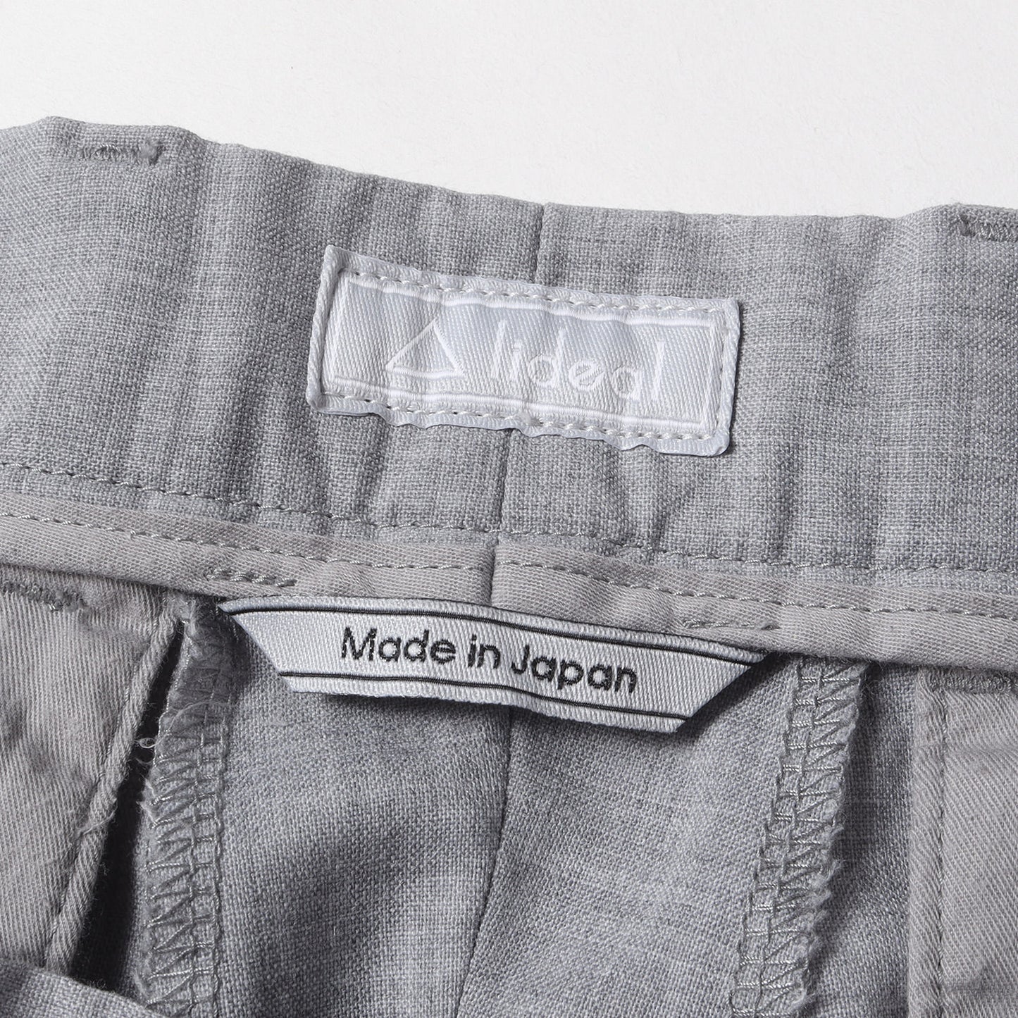 × PLST 別注 ウールポリ シャンブレー スラックス パンツ (95281202) / トラウザーズ オフィカジ ビジカジ MADE IN JAPAN