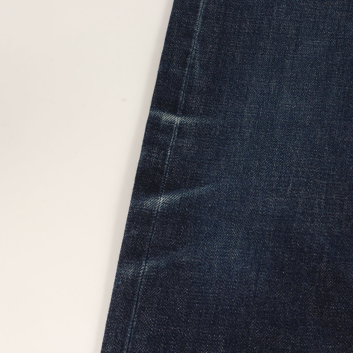 テーパード 5ポケット セルビッジ デニム パンツ (PETIT NEW STANDARD) / ボタンフライ ジーンズ 定番 ベーシック