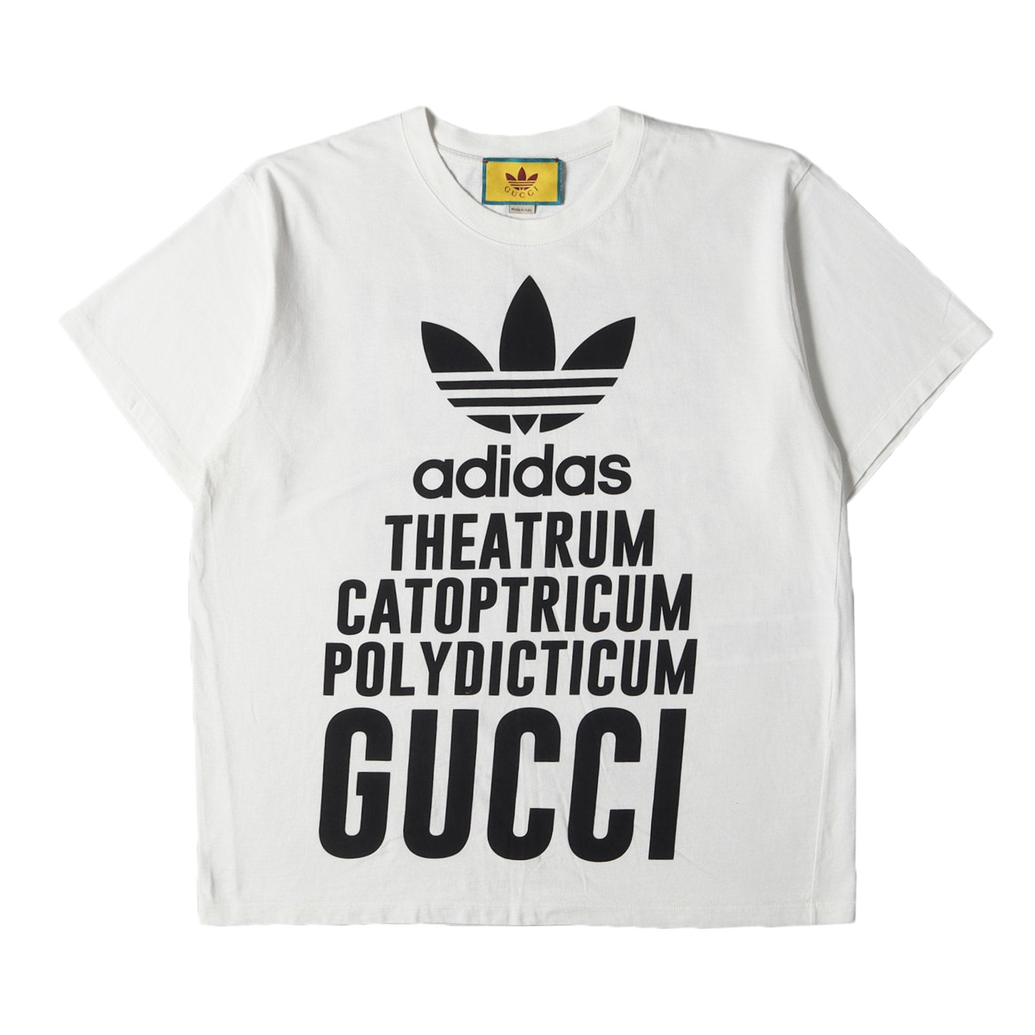 GUCCI (グッチ) 22SS × adidas トレフォイル ロゴ Tシャツ (616036 XJEW2) / ラグカジ ラグジュアリー  カジュアル – ブランド古着の通販・買取 | BEEGLE by Boo-Bee