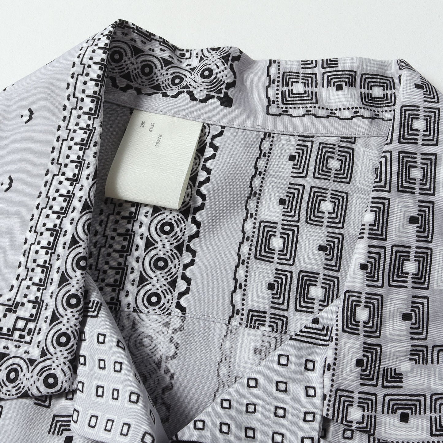 22AW 捺染 バンダナ オープンカラー ハワイアン シャツ (1223-SH02-003 pieces) / 長袖 アロハ 開襟