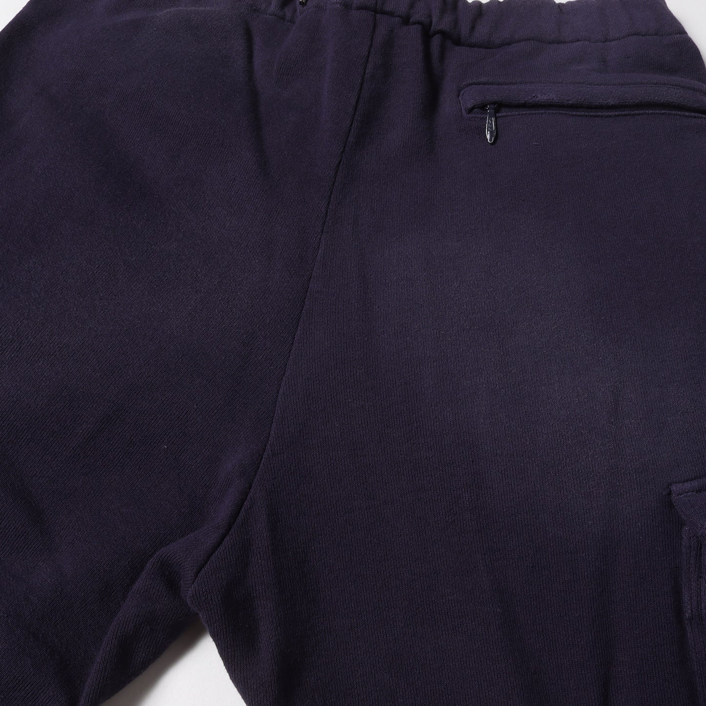 23SS フェード ダメージ加工 スウェット カーゴ パンツ (Water-repellent Cargo Sweater Pants 23SS C-3) / 裏毛 デザイナーズ ドメブラ