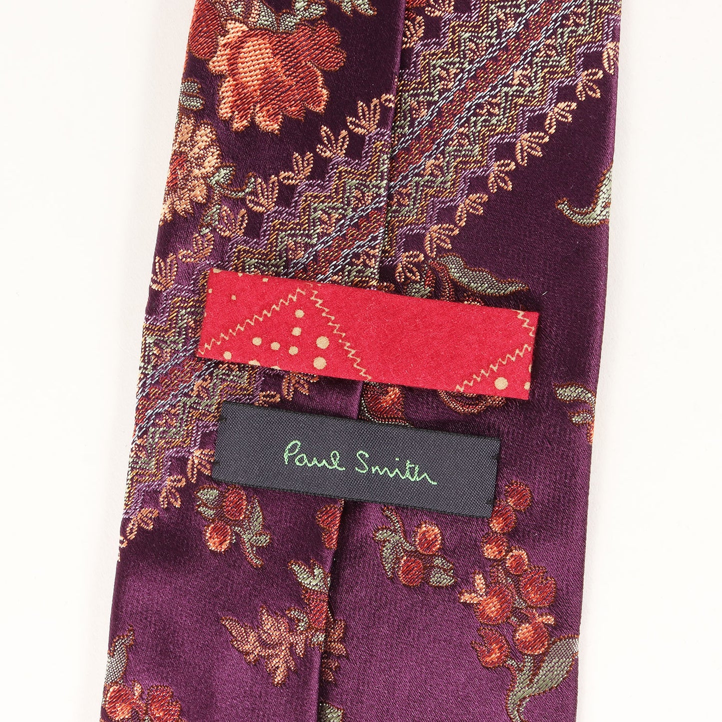 フラワー ジャガード シルク ネクタイ / ビジネス フォーマル ドレス