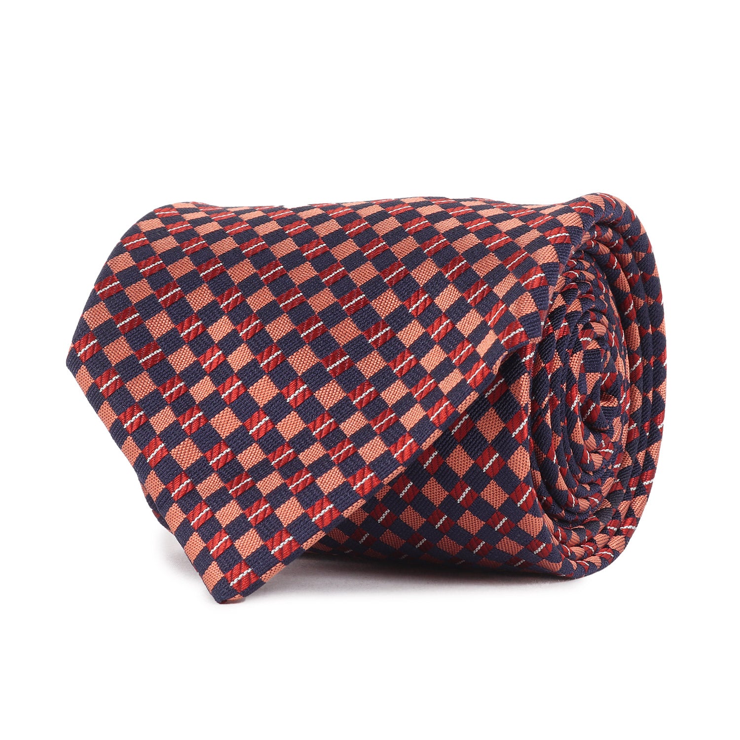 Paul Smith (ポールスミス) ジャガード チェック シルク ネクタイ 