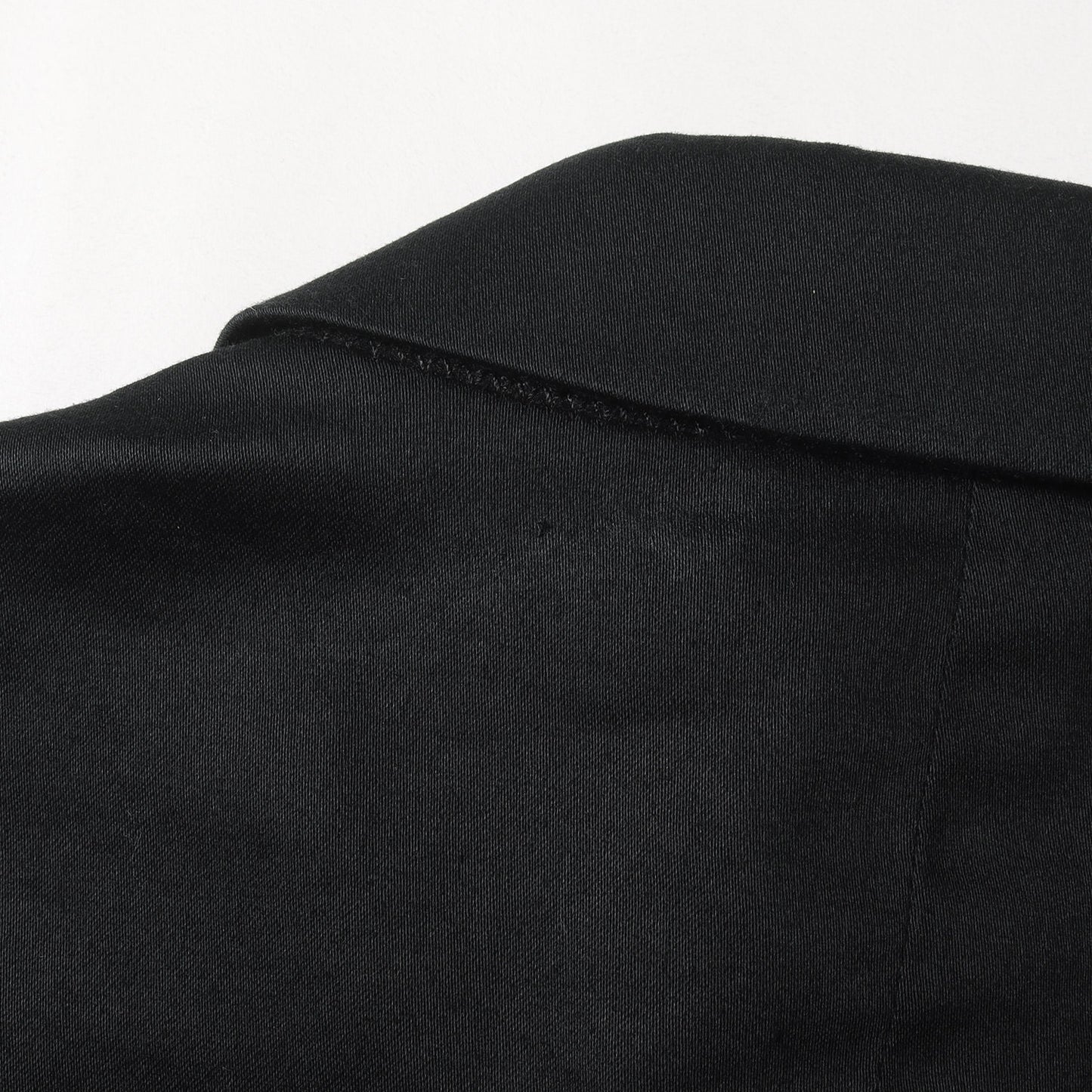 ピークドラペル スリーブレス 2B ストレッチ コットン テーラード ベスト / ノースリーブ ジャケット MADE IN ITALY