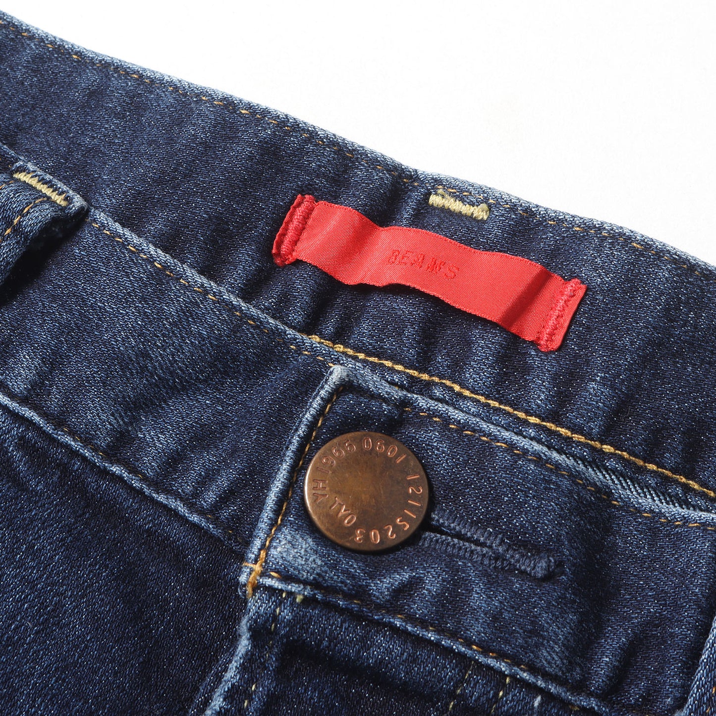 BEAMS 別注 ヴィンテージ加工 ストレッチ デニムパンツ (Ryder B69891) / スキニー ル スリム ジーンズ カジュアル