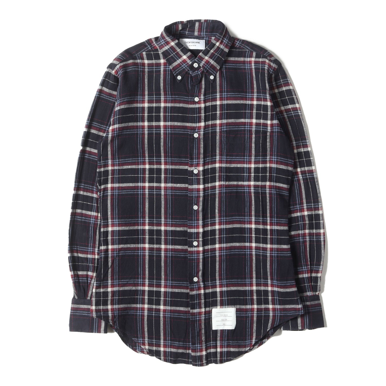 THOM BROWNE - 美品 トムブラウン THOM BROWNE シャツ ボタン トム