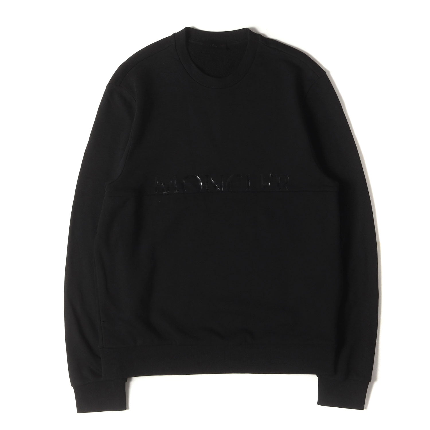 MONCLER (モンクレール) 切替 ラバー ロゴ スウェット (MAGLIA 