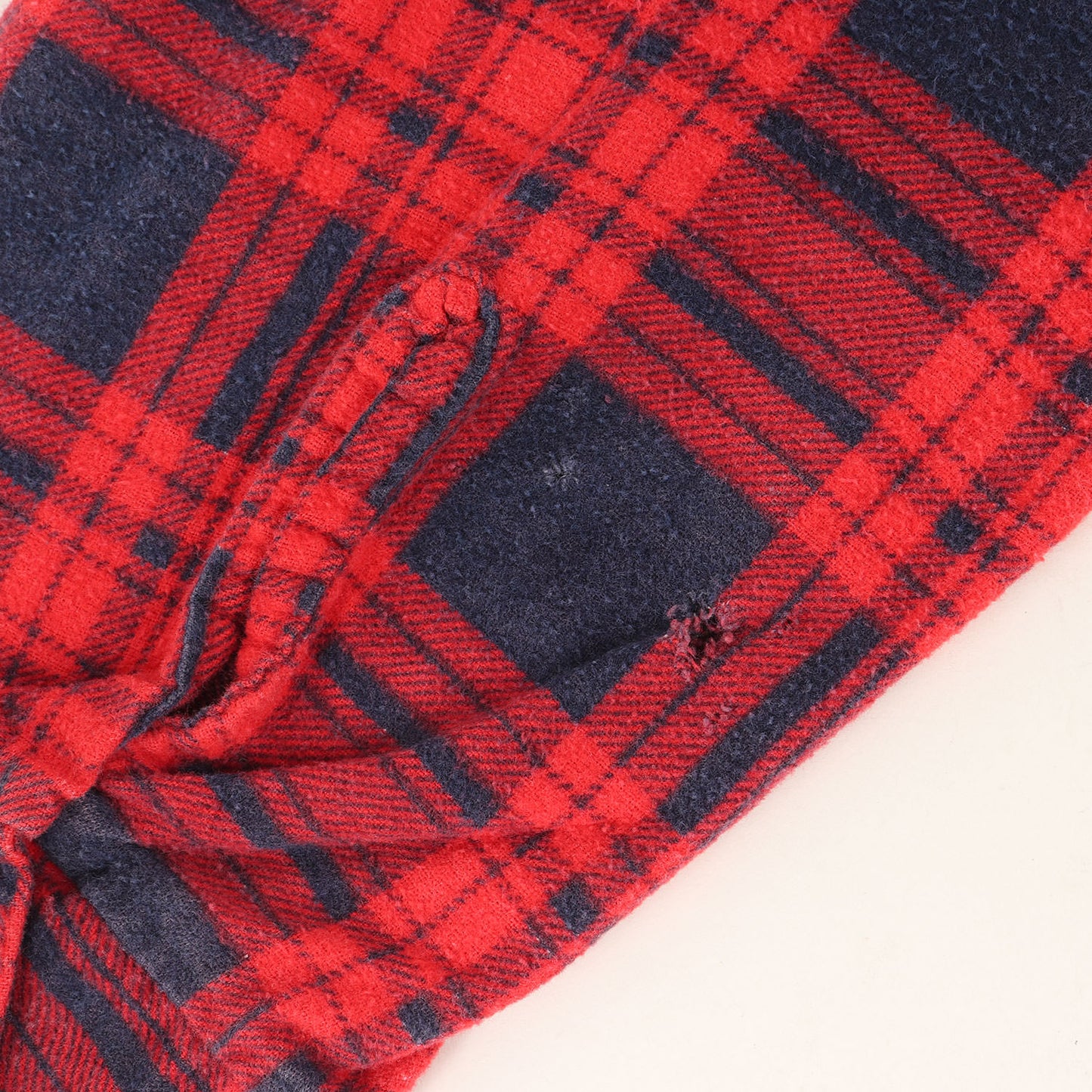 ヴィンテージ リメイク フランネル チェック シャツ / 長袖 解体 再構築 Rebuild by Needles