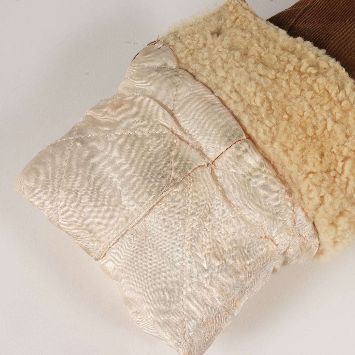 90s - 00s イーストバイウエスト期 ボアムートン コーデュロイ トラッカー ジャケット / 細畝 MADE IN FRANCE