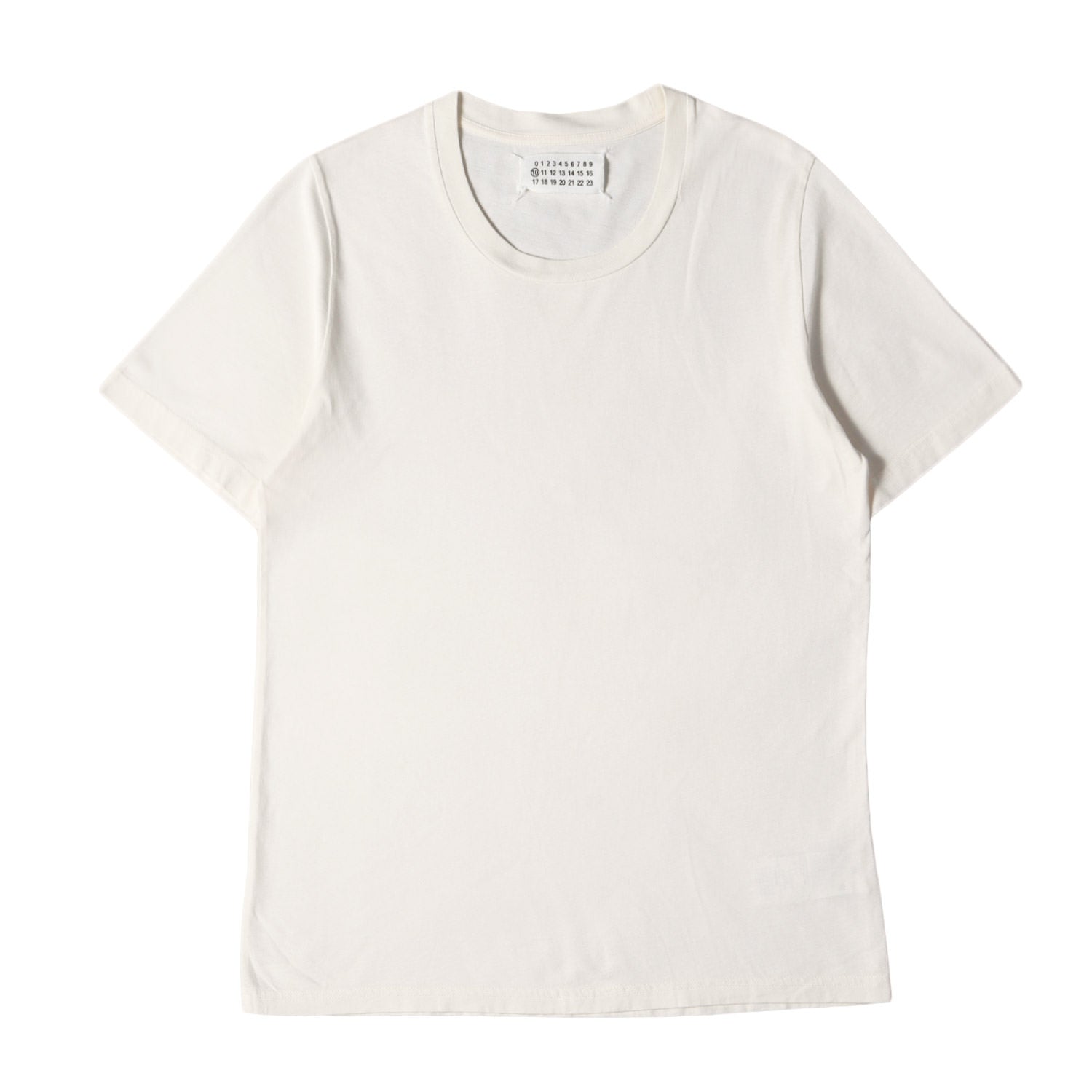 Maison Martin Margiela (メゾンマルタンマルジェラ) プレーン ソリッド クルーネック Tシャツ (Pack Tee  S50GC0403 S22431) / 定番 ベーシック - ブランド古着の通販・買取 | BEEGLE by Boo-Bee