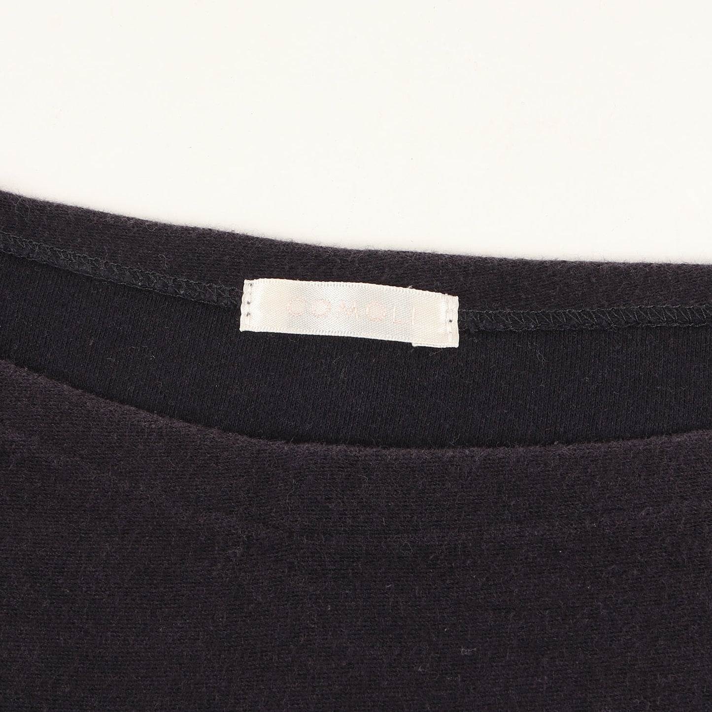 ボートネック ロングスリーブ ポケット カットソー (15F-05001) / 長袖 Tシャツ ロンT バスクシャツ 定番 ベーシック プレーン ドメブラ サンフェード