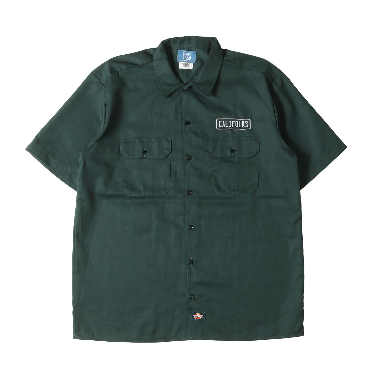 CALIFOLKS (カリフォークス) 24SS × Dickies 1574 ロゴ 刺繍 T/Cツイル 
