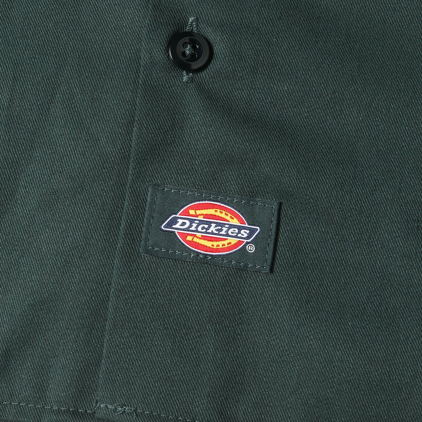 24SS × Dickies 1574 ロゴ 刺繍 T/Cツイル 半袖 ワーク シャツ (CALIFOLKS Dickies Custom Work Shirt Short Sleeve) / アメカジ