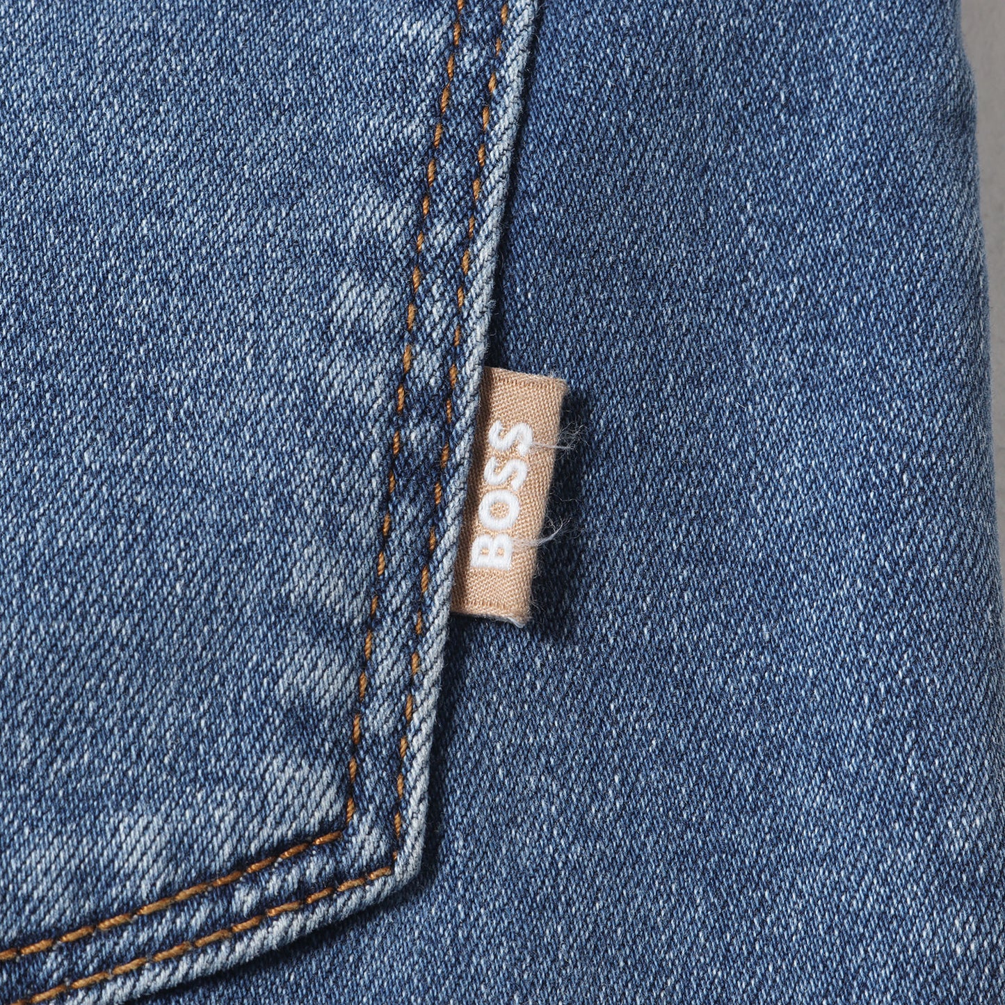 ストレッチ デニム スリム パンツ (MAINE REGULAR FIT) / ジッパーフライ ジーンズ 定番 ベーシック ラグカジ ラグジュアリー カジュアル